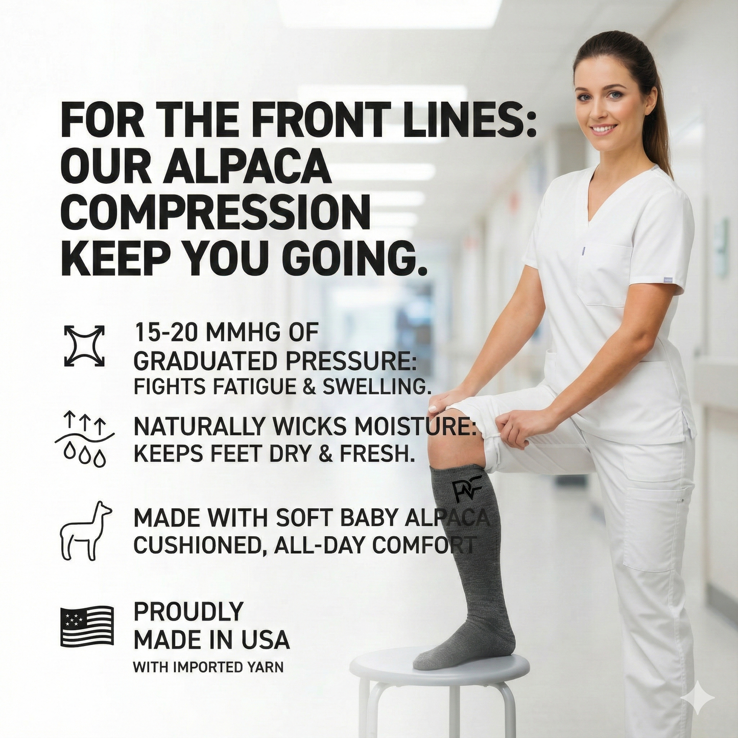 Plush Alpaca Compression Socks