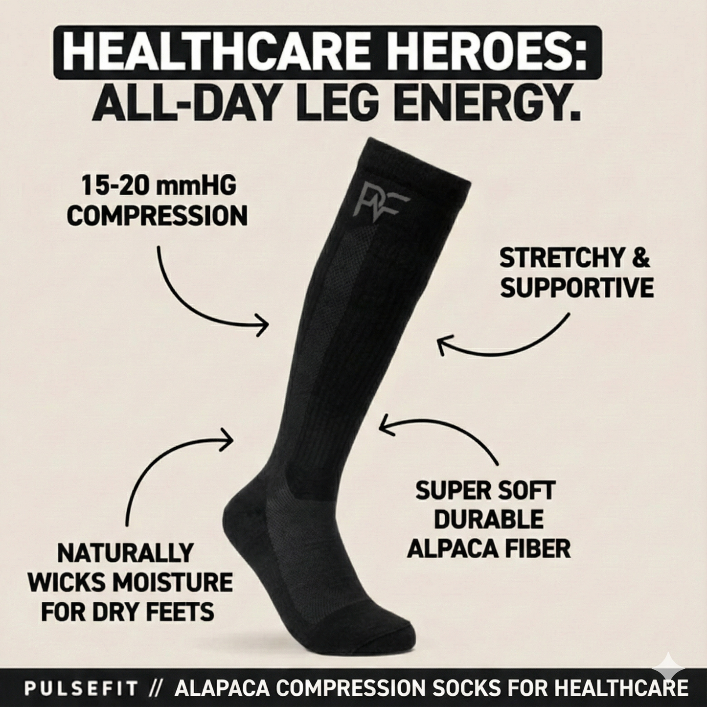 Plush Alpaca Compression Socks